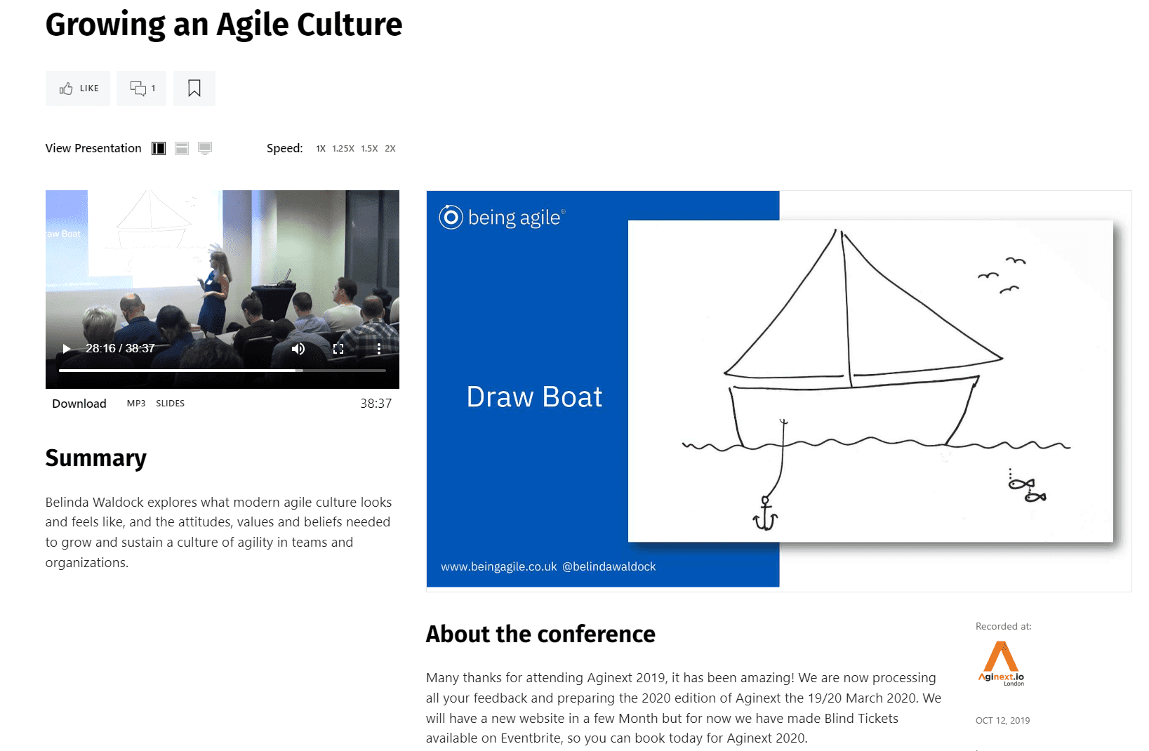 growing an agile culture screenshot